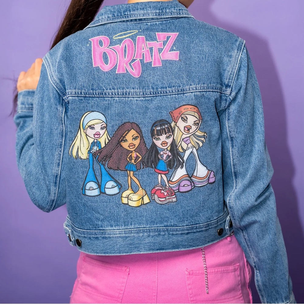 Bratz Cropped Denim Jacket🩷